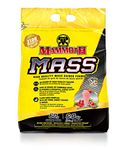 MAMMOTH MASS: Weight Gainer, High Calorie Protein Powder Workout Smoothie Shake, Meal Replacement, Low Sugar, Whey Isolate Concentrate, Casein Protein Blend, Weight Training, High Protein 15 lb - Strawberry