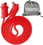 veimia Flow Rope for Fitness High Performance Double Woven Workout Rope Adjustable Flow Jump Rope for Men Women Training Indoor Outdoor Cardio Exercise Rope for beginner