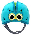 SafeheadBABY Award-Winning Infant Safety Helmet Baby Helmet for Crawling Walking Ultra-Lightweight Baby Head Protector Expandable and Breathable Toddler Head Protection Helmets - Owl Blue