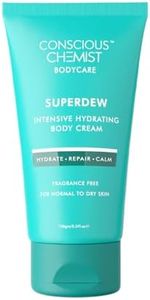 Conscious Chemist® Super Dew Hydrating Cream for Hand, Foot & Body | 150gm | Instant Hydration, Non-Greasy Cream With Ceramides, Hyaluronic Acid & Colloidal Oatmeal | For Men & Women | Fragrance Free, Cruelty Free