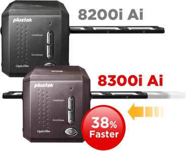 Plustek OpticFilm 8300i Ai Film Scanner – High-Resolution 35mm Slide & Negative Scanner