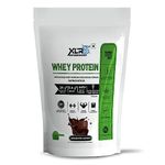 XLR8 Whey Protein Powder with 24 g Protein, 5.4 g BCAA - 1 Lbs / 454 g (Chocolate)