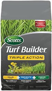 Scotts Turf Builder Triple ActionI, Weed Killer and Preventer Plus Lawn Fertilizer, 4,000 sq. ft., 11.31 lbs.