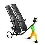 OFIXO Metal Strong and Durable Remote Stand Remote Holder/Remote Stand/Remote Organizer showpiece (Black)