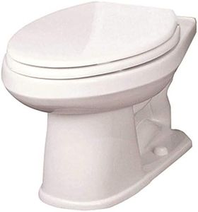 Gerber Plumbing VP-21-562 Gerber Viper Watersense High-Efficiency Elongated Siphon Jet Toilet Bowl, 1.6 Gpf/1.28 Gpf, White - 2463448