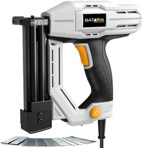 Electric Nail Gun, Batavia 2-in-1 Staple Gun Brad Nailer 18 Gauge for Heavy Duty, 120V Stapler Gun for Upholstery, Carpentry, DIY, 3/4'' Narrow Crown Staples 200pcs and Nails 800pcs Included