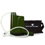 Survivor Filter PRO X - Electric Portable Water Filter Camping - Removes Bacteria, Virus, Parasite