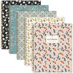 Notebook A4 - A4 Notebook Journal, Notebook with Elegant Cover, 29.6 X 23 cm, Easily Tear Off, Pack of 5