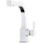 Pfister Vorena Polished Chrome Kitchen Faucet with Pull Out Sprayer,High Arc Kitchen Sink Faucet with Pull Out Spray Head,Home Décor,Single Handle Kitchen Faucets with Optional Deck Plate, 1 or 3-hole