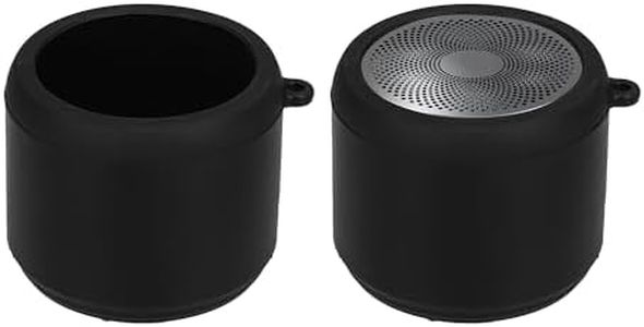 kwmobile Silicone Case Compatible with EWA A106 Pro - Case Protective Mini Speaker Cover - Black