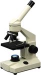 OMAX 40X-1000X All Metal Field Student Monocular Compound Microscope with LED Light (Run on Batteries)