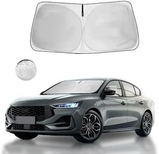 Windshield Sun Shade for Ford Focus Accessories Window Sunshade Fit 2025 2024 2023 2022 2021 2020 2019 Ford Focus Front Window Shade Sun Visor Blocks UV Keep Car Cooler