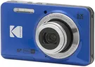 Kodak PIXPRO FZ55-BL 16MP Digital Camera 5X Optical Zoom 28mm Wide Angle 1080P Full HD Video Li-Ion Battery 2.7" LCD Vlogging Camera (Blue)