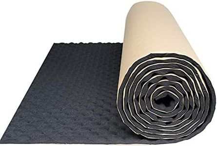 uxcell Wave Studio Sound Acoustic Absorbing Heatproof Foam Deadener 19.7"x197" 27sqft
