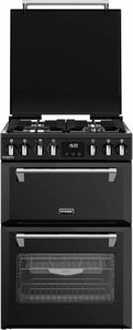 Stoves Richmond 60cm Dual Fuel Cooker – Black Freestanding Oven