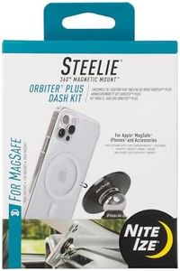 Nite Ize Steelie Orbiter Plus Dash Kit, Compatable with MagSafe Car Mount for iPhone 12, 13, Pro Max, Mini (STOMSDK-01-R8)