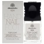 alessandro Ridge Filler -Spa Top Coat for Women Nail Polish - Infused with Coconut Oil - Smooths and Levels Fine Grooves - Helps Correct Uneven Nail Tones - Subtle Color Shade - Vegan Formula - Cruelty Free - 0.34 oz