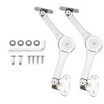Lid Support Hinge BADALU Toy Box Hinges Soft Close,Heavy Duty Lid Stay Hinges Perfect for Cabinet,Closet,Wardrobe or Toybox 110 Degree (1 Pair)