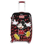 Humty Dumty Disney Mickey Mouse Red Polycarbonate 22 Inch / 55.8 Cm Kids Hard Luggage Trolley Bag | Travel Bag