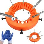 RIGHTWELL Drill Bit Sharpener, Handheld Sharpening Attachment, Precision Guide Tool, 2-13mm, for 125mm Grinder