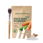 MOUNTAINOR Face Wax Powder with Ubtan & Aloevera, Full Body Painless Herbal Hair Remover Waxing Cream Powder for Women No Harmful Chemicals, No Irritation, No Skin Rashes - 100 gm