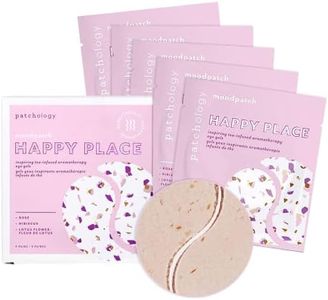 Patchology Happy Place Under Eye Patches - Overnight Anti-Aging Masks for Dark Circles, Puffy & Eye Bags, & Wrinkles - Brightening & Depuffing Skin Care Undereye Pads for a Youthful Glow (5 Pairs)