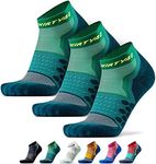 Thirty48 Performance Compression Low Cut Running Socks for Men and Women | More Compression Where Needed ([3 Pair] Green/Green, Small - Women 5-6.5 // Men 6-7.5)