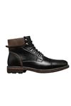 IVACHY Mens Boots Wide fit E Winter Zip Closure combat style lace up insulated warm lining interior UK Size 7 to 12