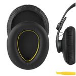 Geekria QuickFit Replacement Ear Pads for AKG K361, K361BT, K371, K371BT Headphones Ear Cushions, Headset Earpads, Ear Cups Cover Repair Parts (Black)