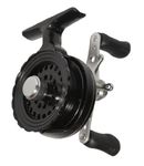 Eagle Claw In Line Ice Reel - Black, Medium