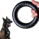 Monster K9 Indestructible Chew Ring - Lifetime Replacement - Ultra Durable Dog Toy for Aggressive Chewers - Chew, Tug, & Fetch - Best Tough Dog Toy for Medium & Large Breeds - Made in USA - 6.5in