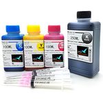 Office Channel24 550ml Refill Ink Kit compatible with HP 301 HP301 XL Ink Cartridges,suitable for HP 4500 5530 4630 2540 3050 1050 1510A 2050 Printers