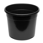 EarlyGrow 2-Pack 20 Litre Round Plastic Plant Pots Nursery Herb Flower Planters Horticulture, Hydroponics, Indoor/Outoor, Household and Garden Plants, Fruits and Vegetables