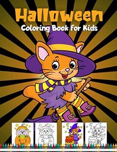 Halloween Coloring Book for Kids: Spooky and Fun Halloween Coloring Pages for Kids Ages 4-8 | Witch (Children's Halloween Books)