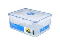 Lock & Lock HPL836 Rectangular Storage Container - Clear/Blue, 5.5 L