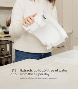 MeacoDry Arete One 10L Dehumidifier – Compact Home Moisture Removal