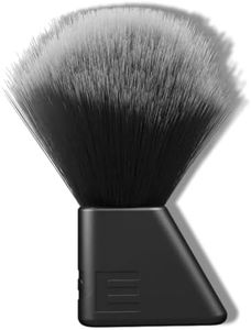 HYPE Vegan Shave Brush – Premium Synthetic Fibers, CNC Machined Aluminum Handle – Whips Up Luxurious Lather for a Smooth, Precise Shave - Black