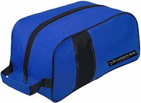 Waterproof Sports Boot/Shoe/Travel Bag for Football Cricket Rugby Golf Toiletry Gym for Men/Women (Blue)