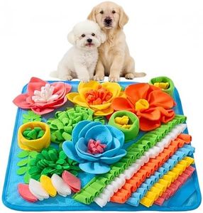 DENCFDYGN 19.7x19.7in Pet Treats Feeding Mat,Large Size Snuffle Mat for Dogs,，Interactive Foraging Puzzle Blanket,Felt Wool Dog Feeding Mats for Slow Feed, Relieve Anxiety，Snuffle Mat for Dogs