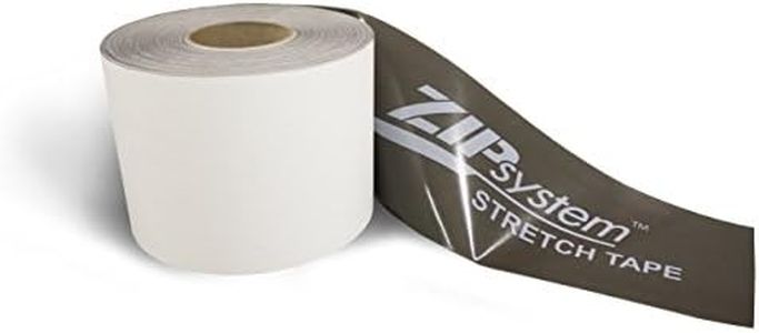 ZIP System Stretch Tape - Flexible Adhesive Flashing - Advanced Acrylic Adhesion - for Sealing Around Curves, Corners, Windows & Doors - Professional-Grade - Weather Protection - 6" x 20' Roll