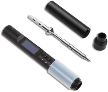 FEITA PTS200 Soldering Iron Kit for Electronics, 100W Mini Smart Digital Pencil Solder Iron Pen, Boost Mode, Auto Sleep & Shutdown, Type-C, OLED Display Micro Soldering Tools with 1 Solder Tips
