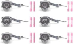 AUTO OCCASION 6 Pack Fuel Injector Connectors Wiring Harness Replacement for Kia Mitsubishi Nissan Hyundai Infiniti Toyota Lexus Audi 35310-23600