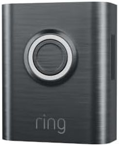 Ring Metallic Interchangeable Faceplate for Doorbells - Battery Doorbell Plus, Battery Doorbell Pro - Brushed Graphite