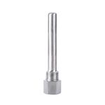 Bimetal Thermometer Protection Sleeve Stainless Steel Thermowell 1/2"NPT Threads for Temperature Sensors