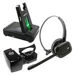 Wireless Headset for Desk Phone wit