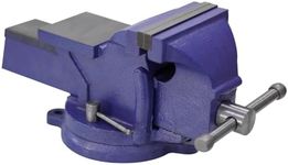 6" Bench Vise, Heavy Duty Table Vise with 360 Degree Swivel Base, Iron Workbench Vise for Crafting Clamping Fixing Equipment Home or Industrial Use