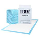 TBM 50 x Incontinence Bed Pads 60x90 cm Disposable Bed Pads For Adults Children Incontinence Bed Pads Absorbent Bed Protectors for Incontinence…