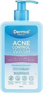 Dermal Therapy Acne Control Wash | Acne Treatment Foaming Cleanser for Sensitive Skin | Advance Sebum Control & Skin Hydration | 175ml