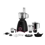 Havells Unity 750W Food Processor | 4 Jars – Juicer, Mixer, Grinder & Chopper (All-in-One) | Compact Design | 3 Speed Control + Pulse| For Dry & Wet Grinding| 2 Years Door Step Warranty by Havells