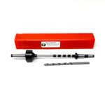 RGWOOD MT1 (Number 1 Morse Taper) Pen Mandrel with Mandrel Saver Tailstock Assembly & 7mm Drill bit (Most Common for pens) & Handy Storage Tube, RGW-PMMT1